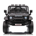 24V Kids Ride-On Truck with Remote, Bluetooth, LED Lights & 3 Speeds