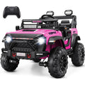 Alex Pink 24V 2-Seater Ride-On Jeep for Kids, 4WD/2WD, Remote Control, 4×100W Motors, LED Lights & Music Player